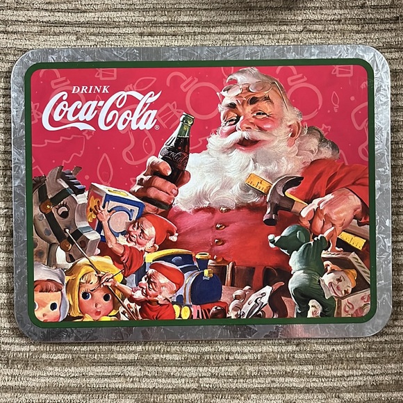 The tin company Coca Cola Santa tin plaque - Picture 5 of 5